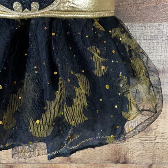 Rubie's Batgirl Batman Black Dress Tulle Skirt Halloween Costume Size Small - Picture 5 of 11